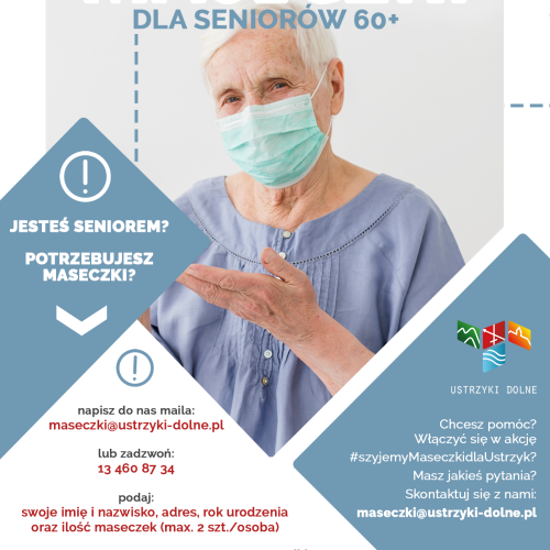 Maseczki dla Mieszkańców 60+